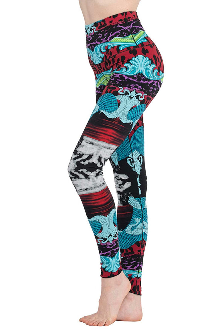 High Waist DBL Layered Yoga Pants