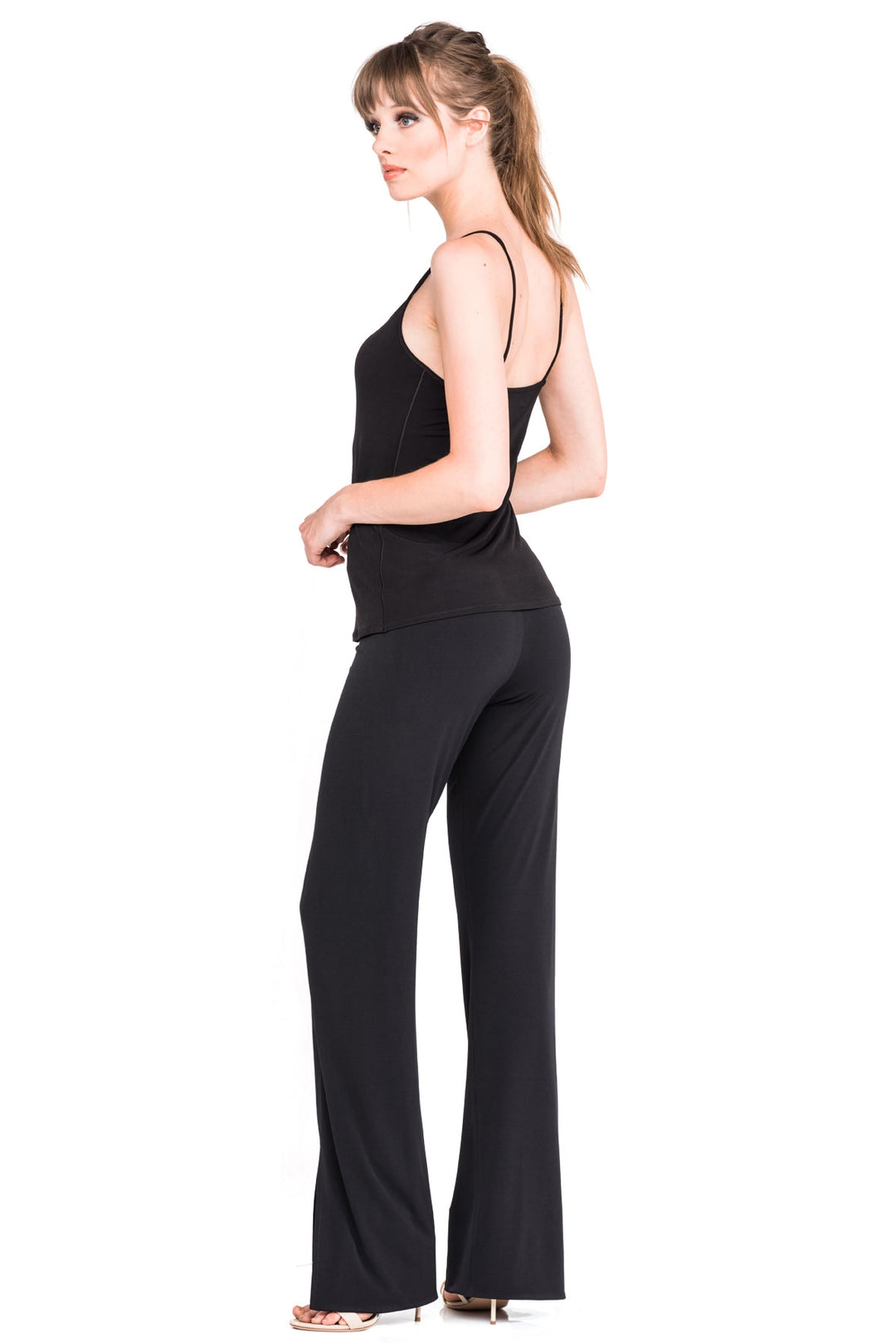 Front Slit DBL Layered Long Pants – EvaVarro