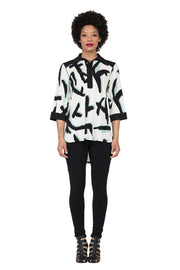 High Low Shirt Elbow Slv