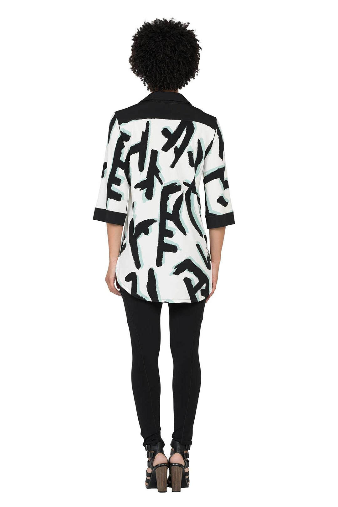 High Low Shirt Elbow Slv