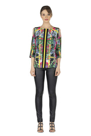 Kimono SLV Cold Shoulder Easy Top