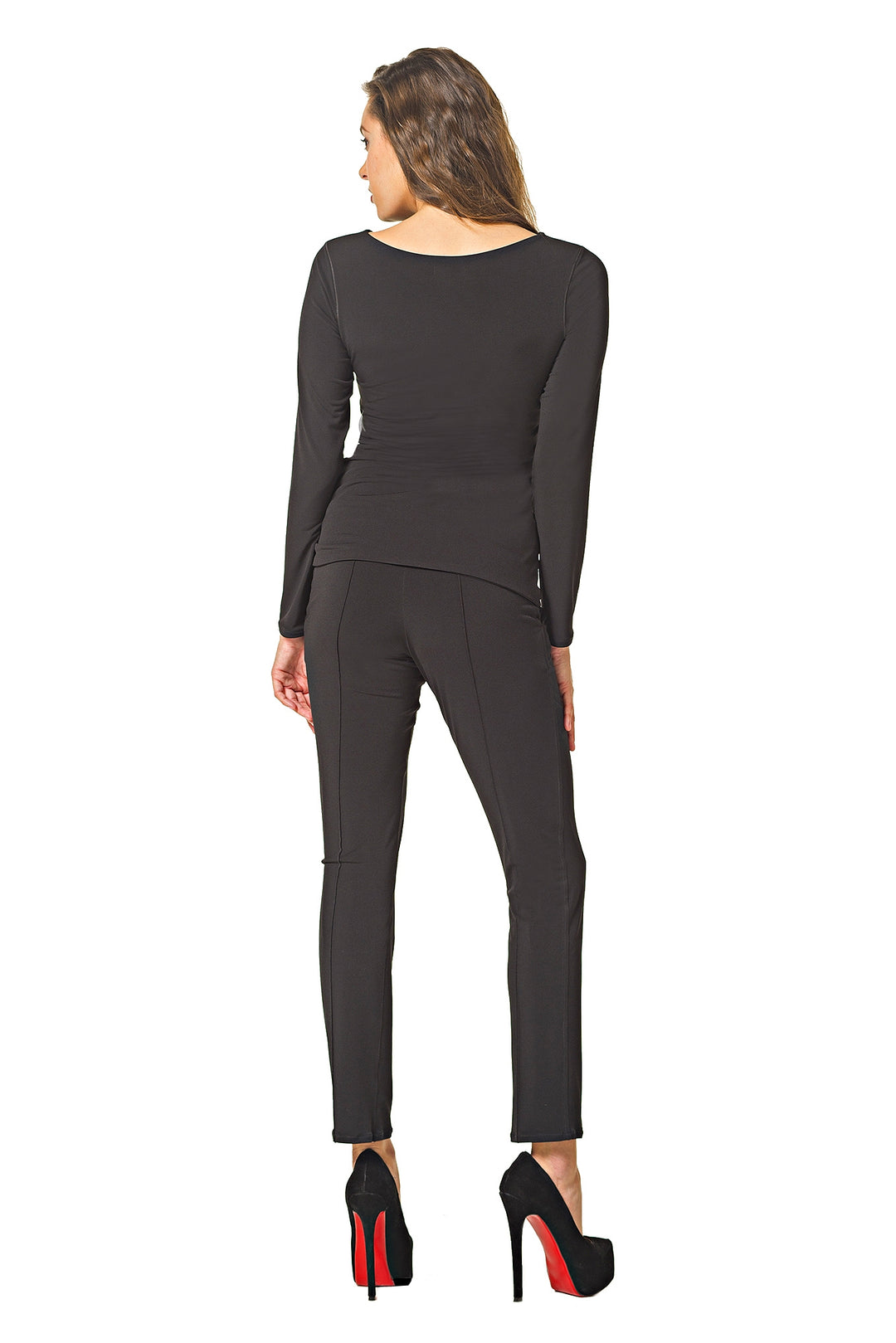 L/SL V Braided Front Top