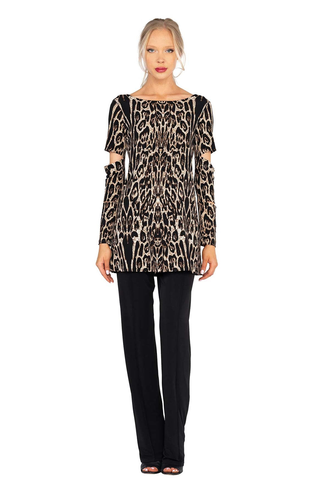 Part Split Sleeves Tunic