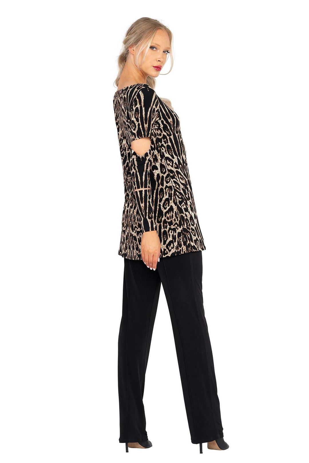 Part Split Sleeves Tunic
