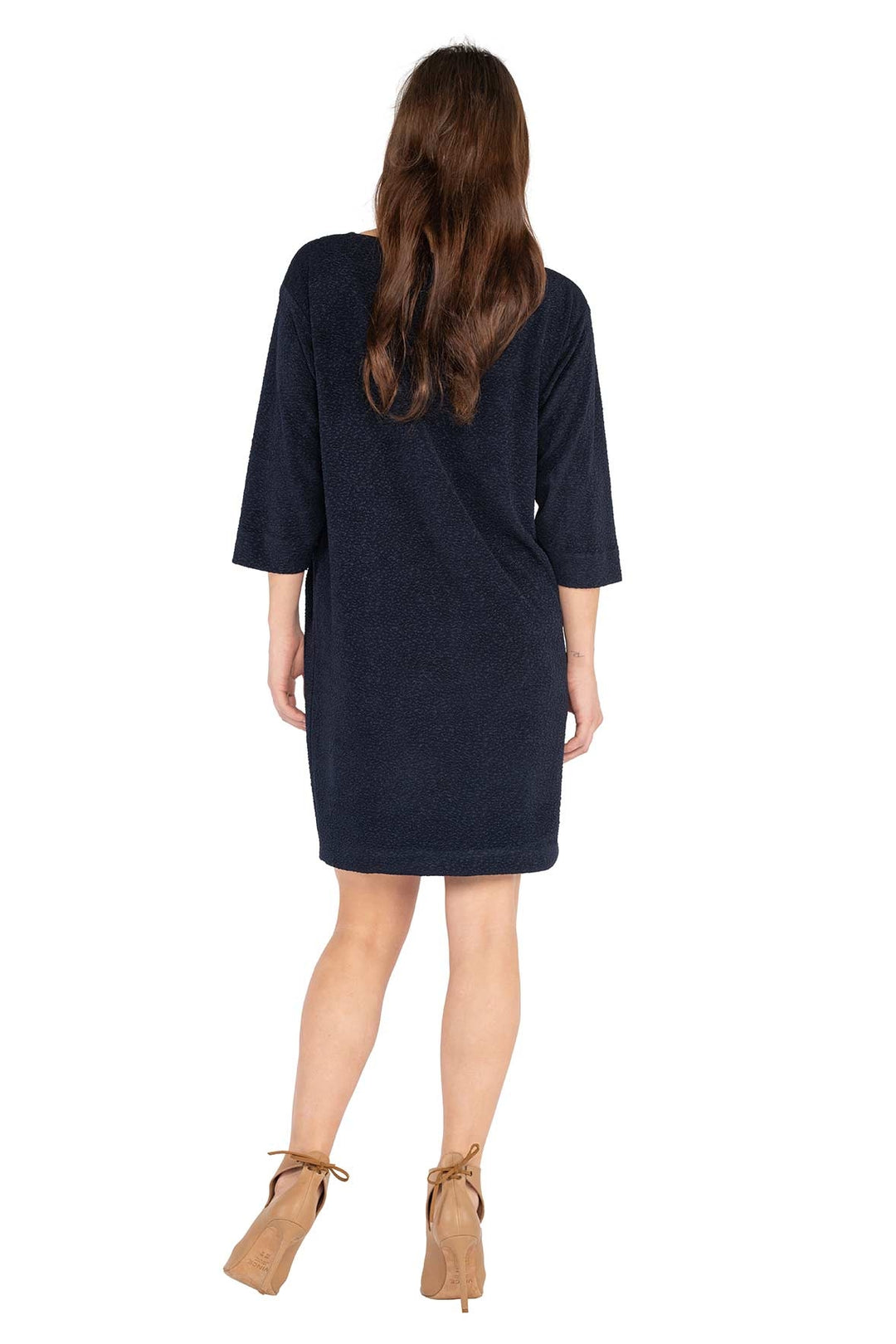 Pocket Zip Wedge Dress