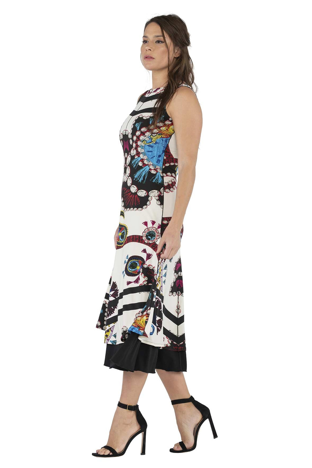 Turnover Fit and Flare Dress