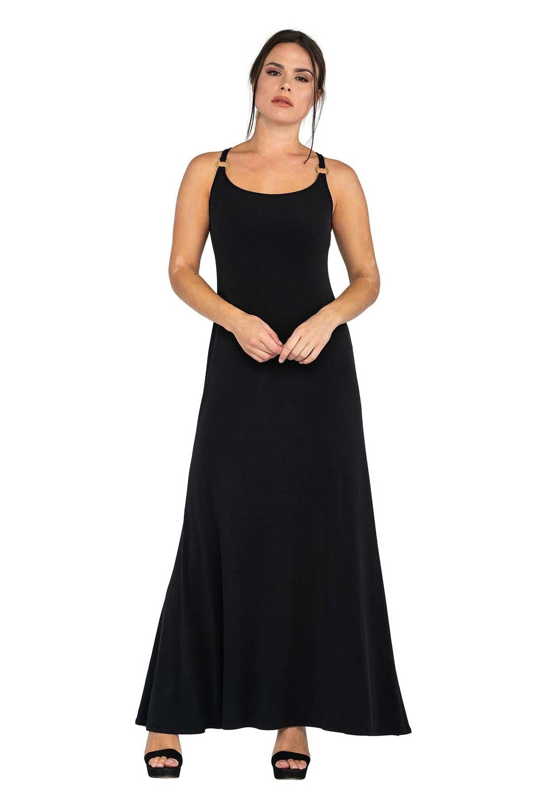 Ring Straps Long Dress
