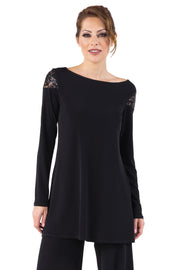Shoulder Lace Insert Tunic