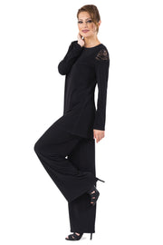 Shoulder Lace Insert Tunic