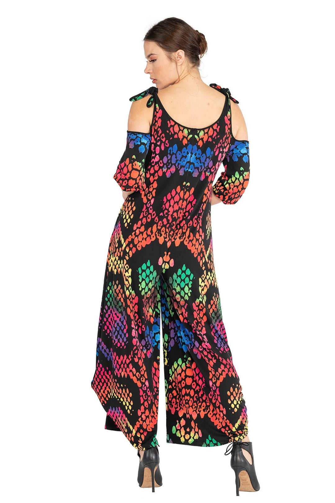 Shoulder Ties Pull-on Jumpsuit