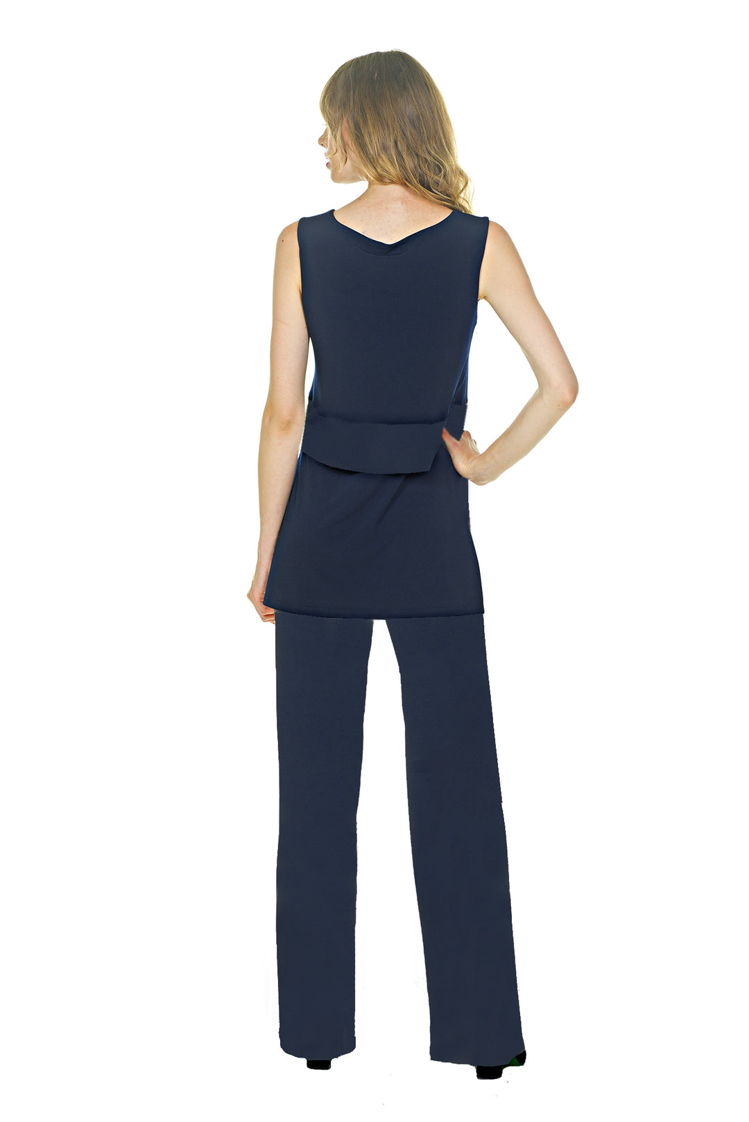 Side Slits Banded Tunic