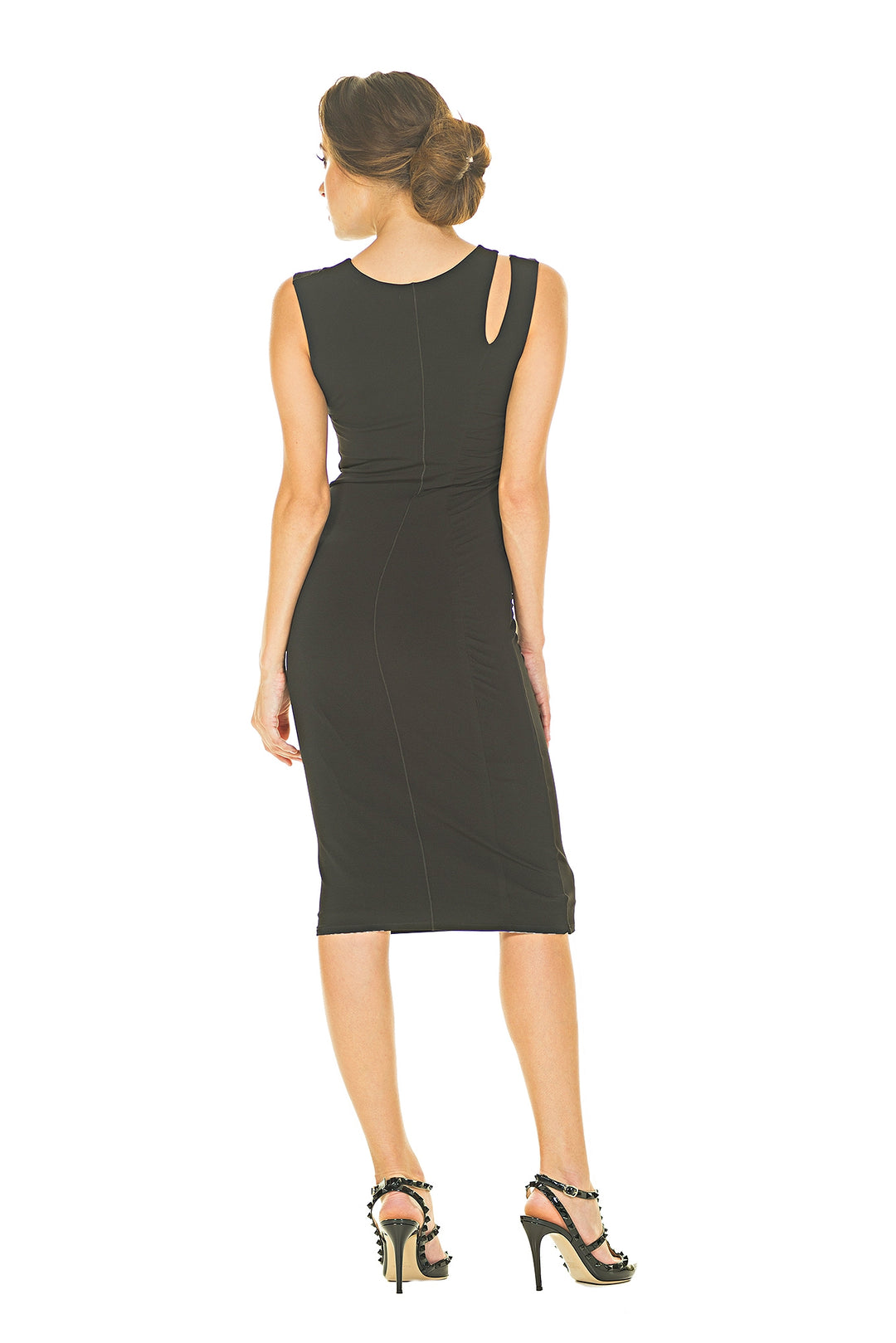 Side Split Rouched Dress