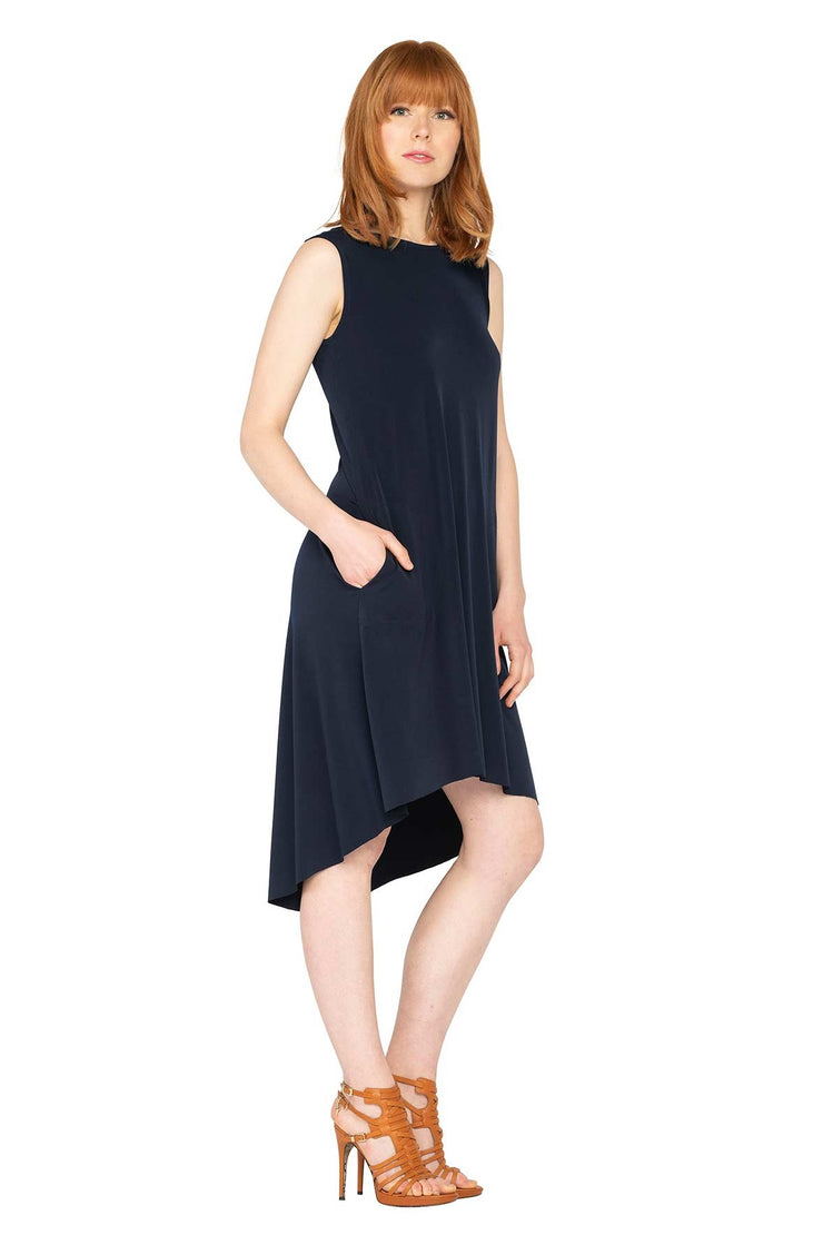 Single Layered A Line S/L Pocket Dress