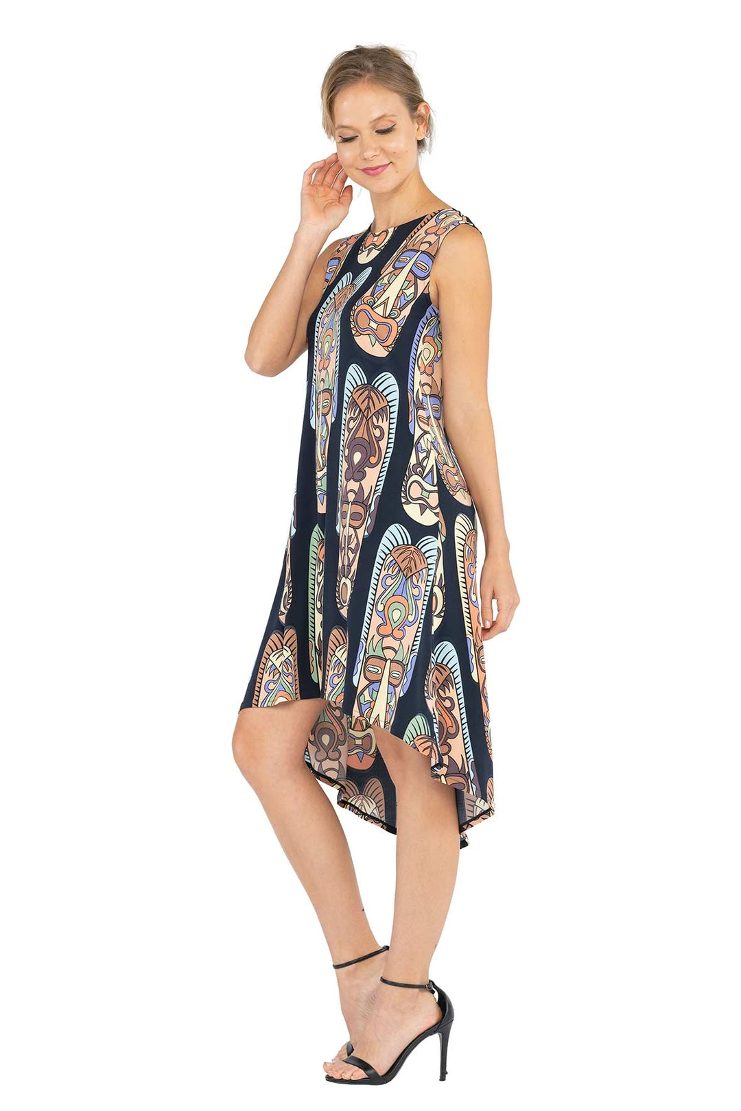 Single Layered A Line S/L Pocket Dress