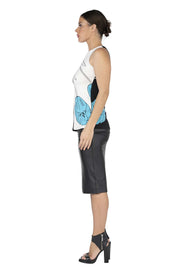 Single Layered Fitted Racer Back Tank Top