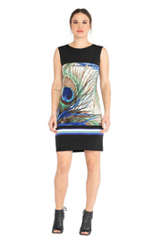 Bust Seam Lined Bottom Banded Dress