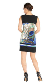 Bust Seam Lined Bottom Banded Dress