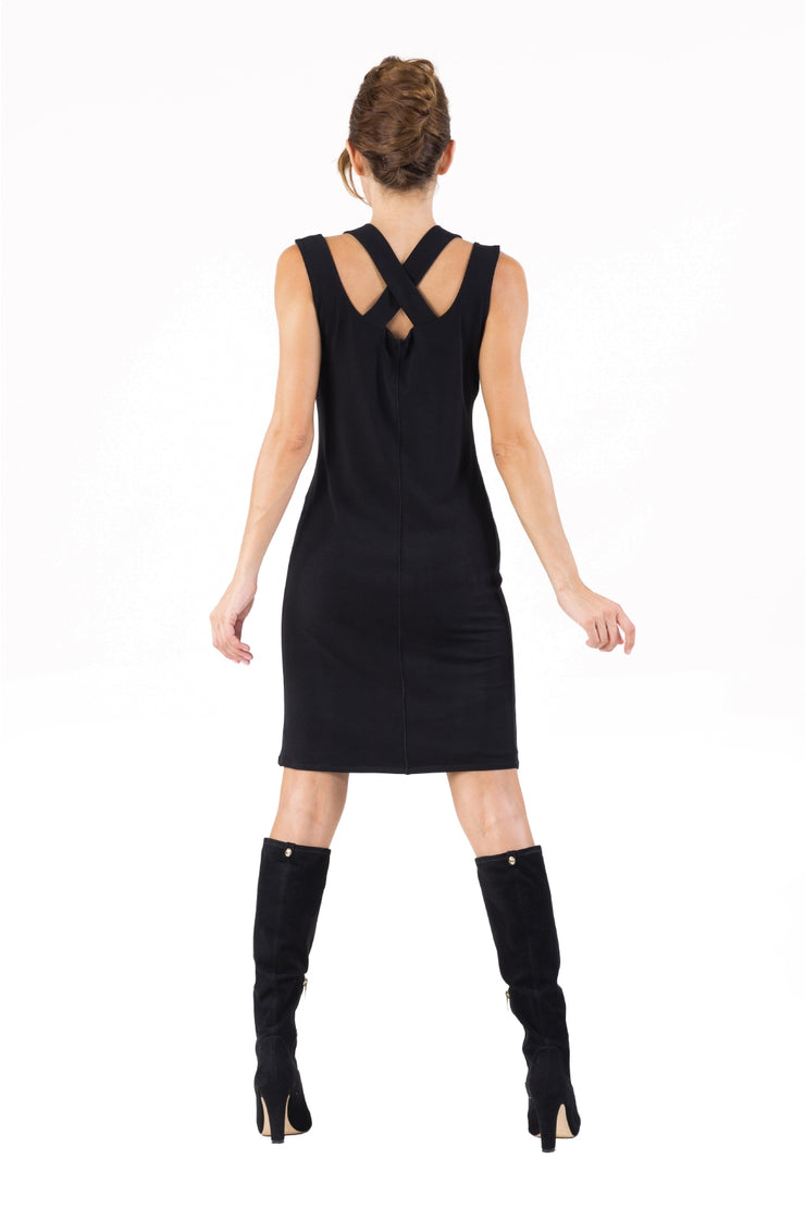 S/L Two Necklines Dress