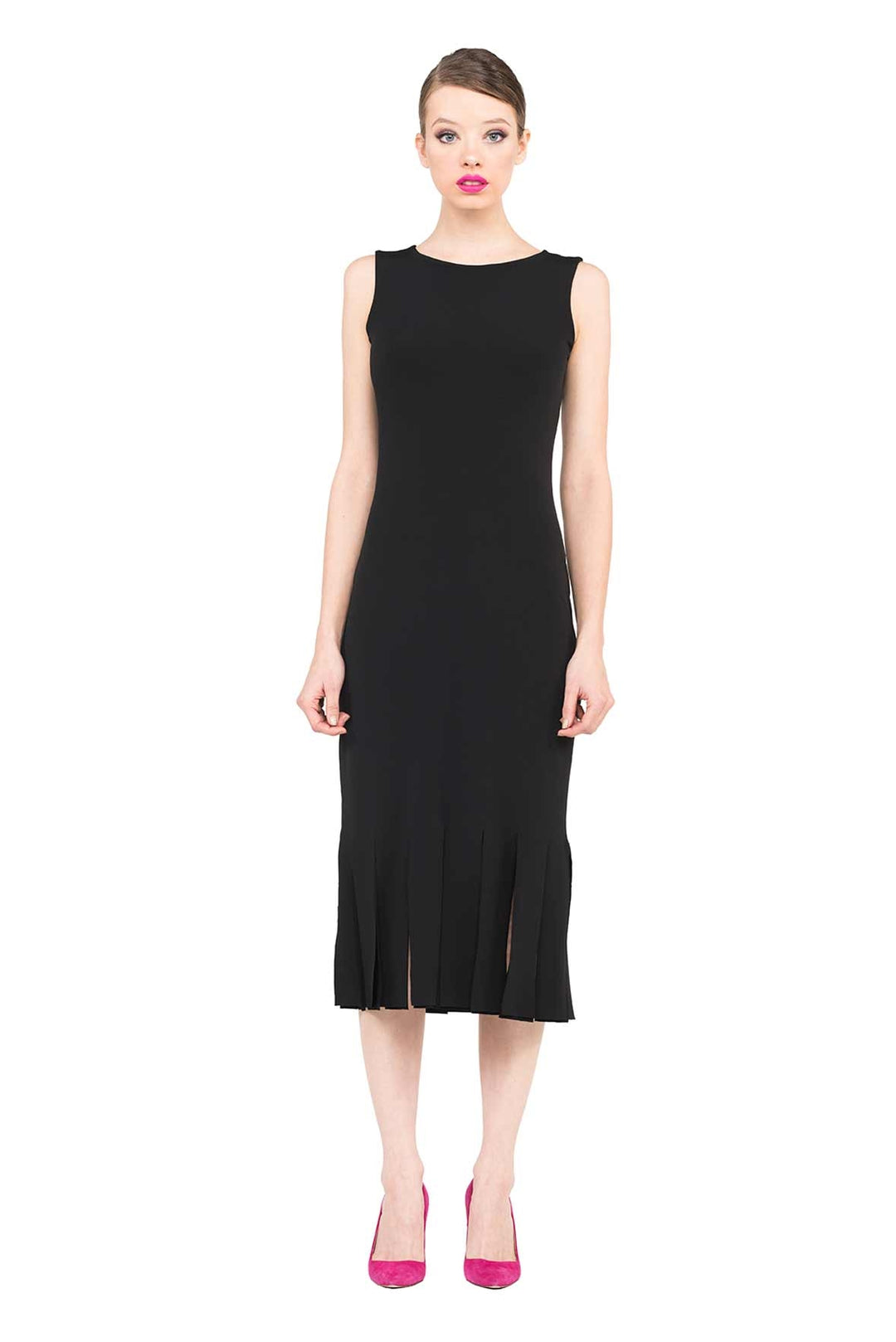 Sleeveless Dbl Layered New Fringe Dress