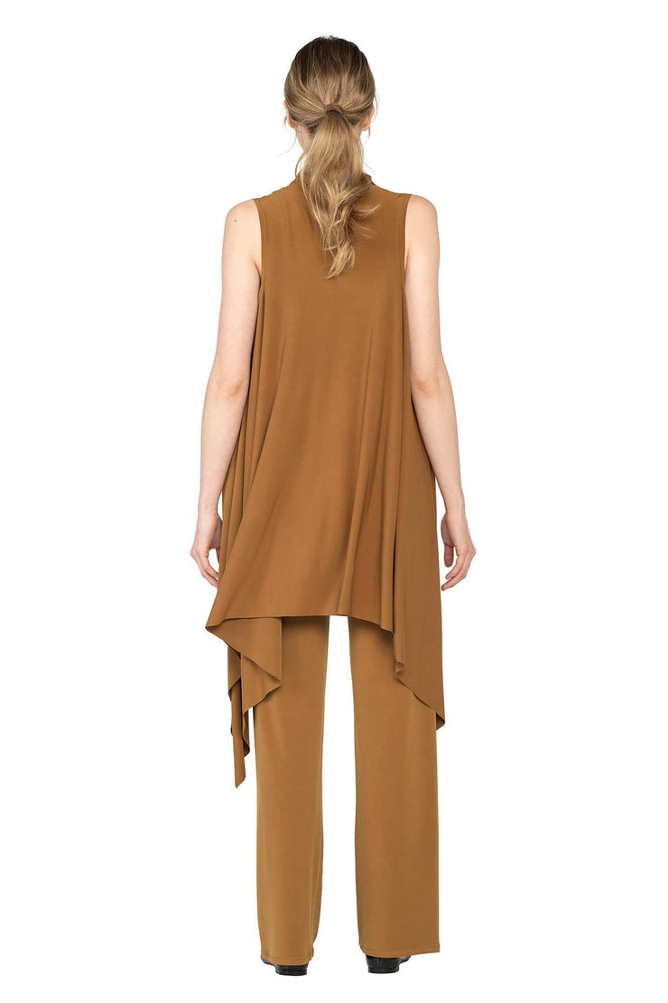 Sleeveless Long Vest
