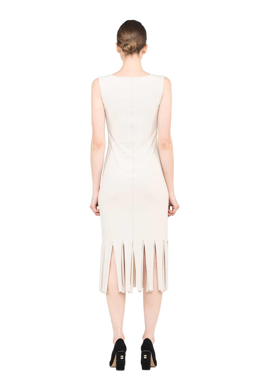 Sleeveless Triple Layered New Fringe Dress