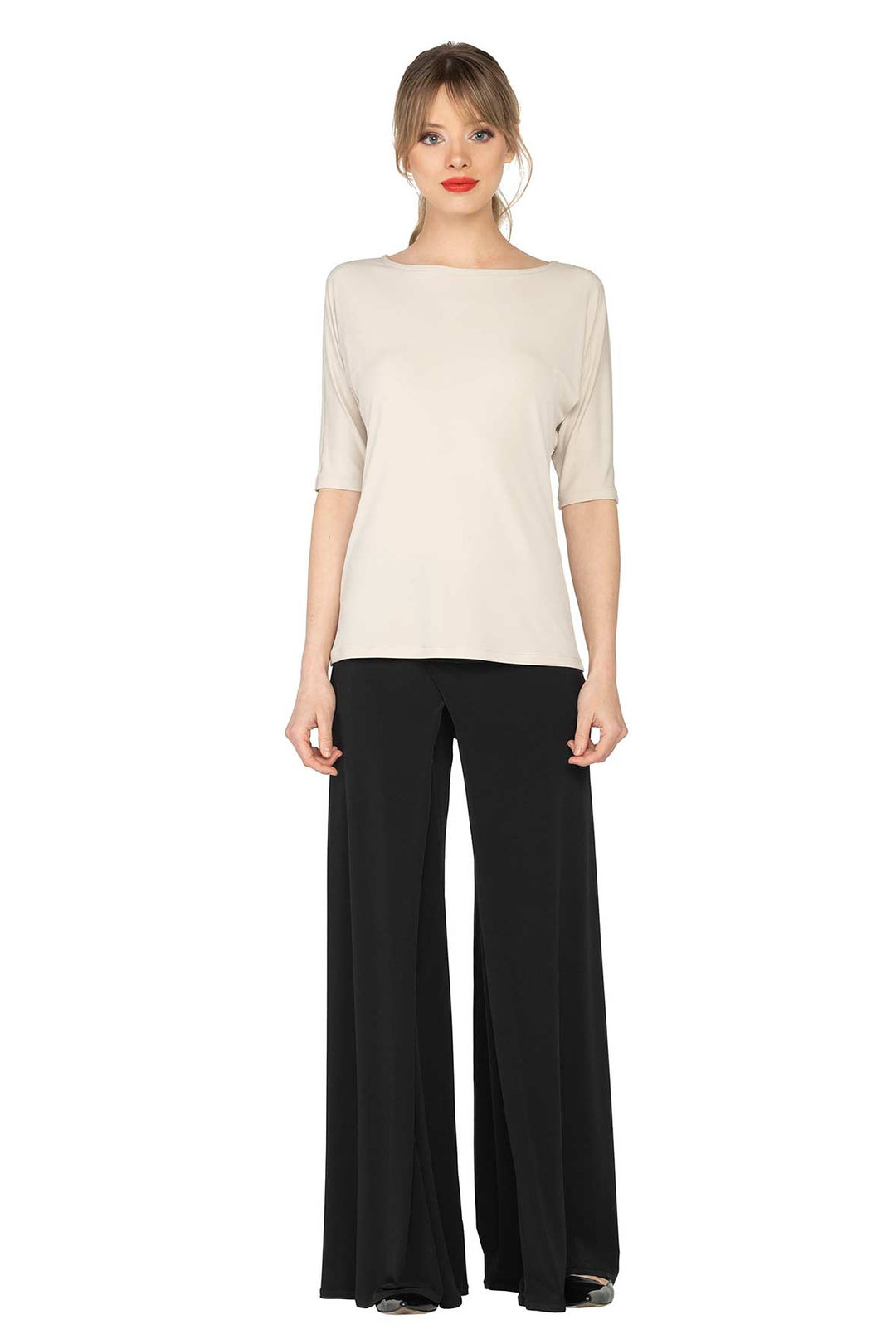Solid Dolman SLV Forgiving Tunic