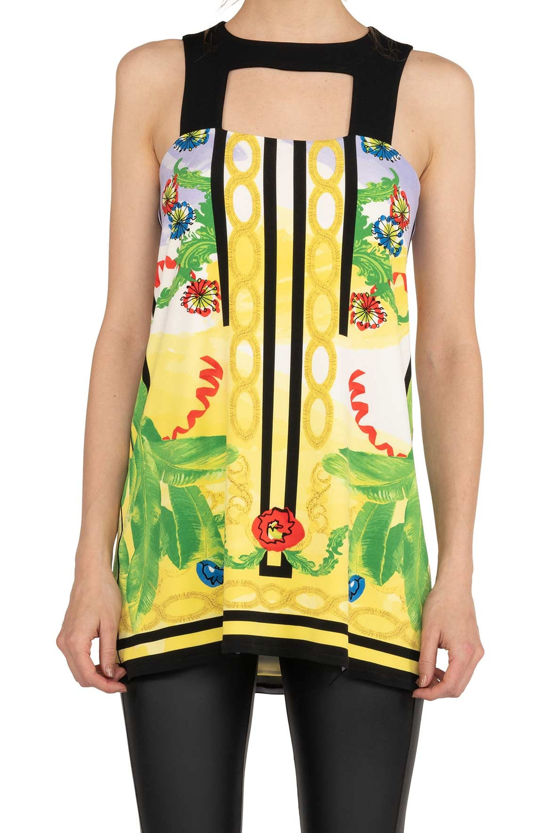 Square Halter Tunic