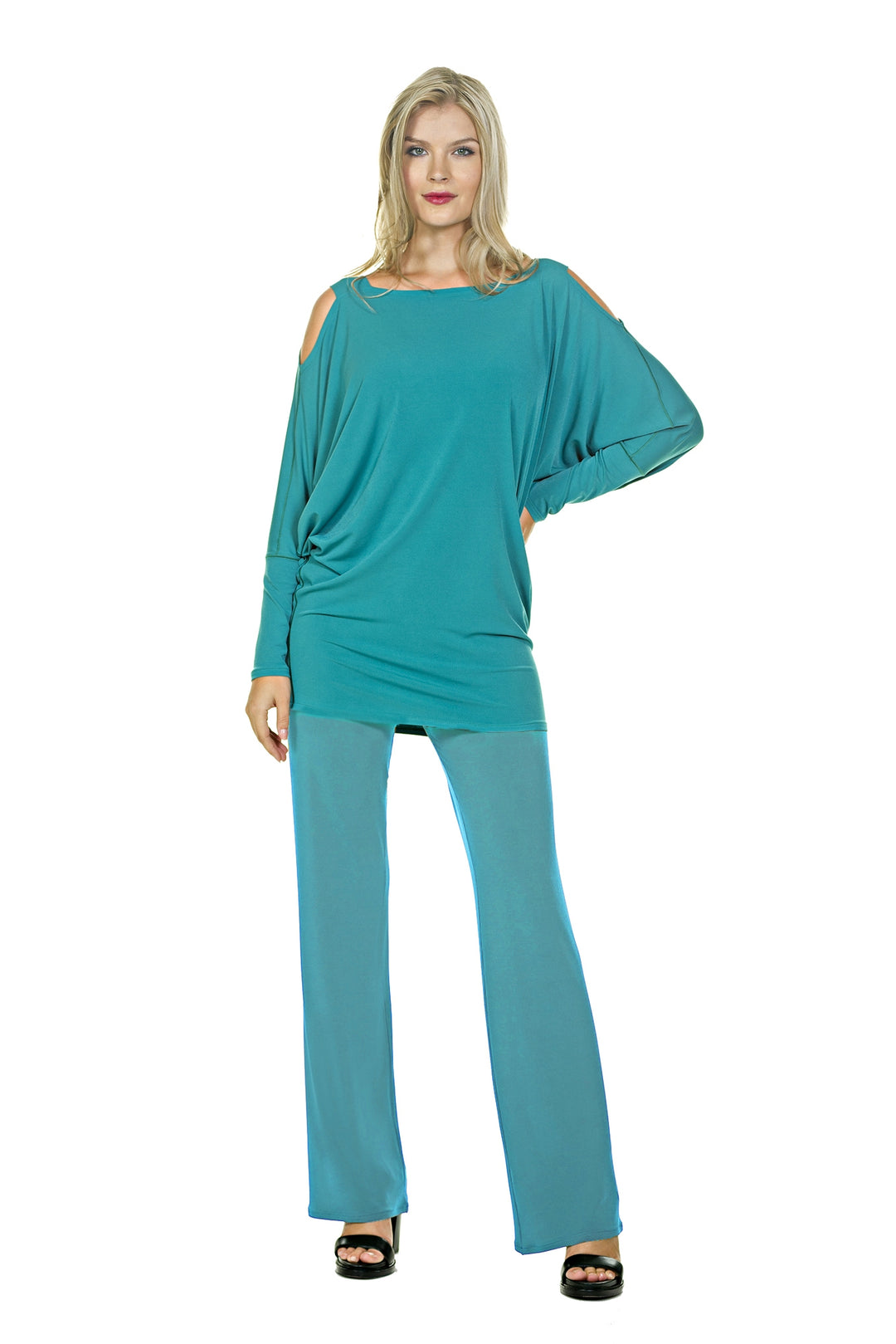 Strap Open Shoulder Dolman