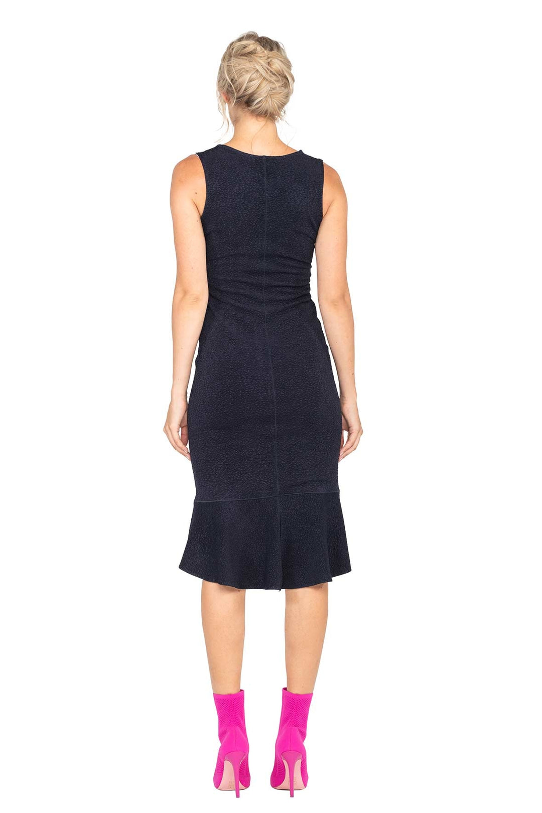 Tight Bateau S/L Peplum Dress