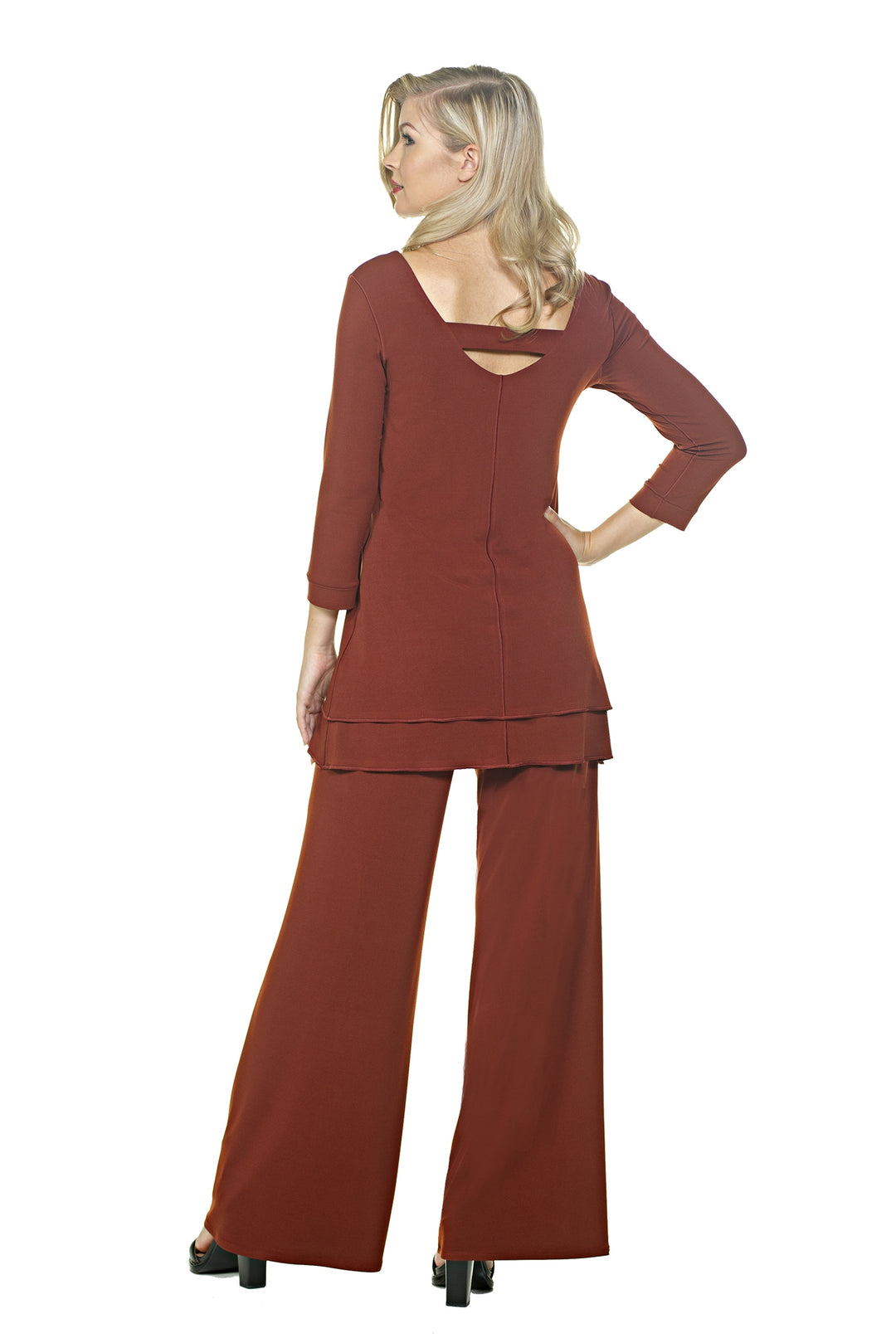 V Tab Straight Bottom Tunic