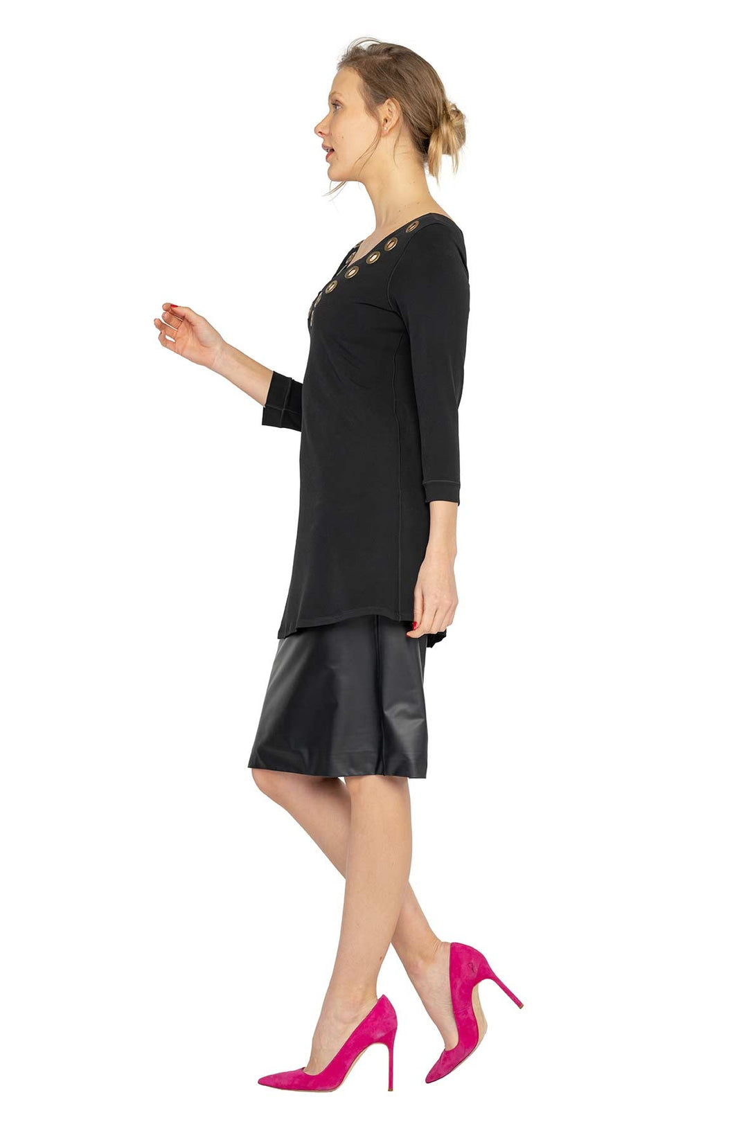 V Tap Tunic w/ Grommets