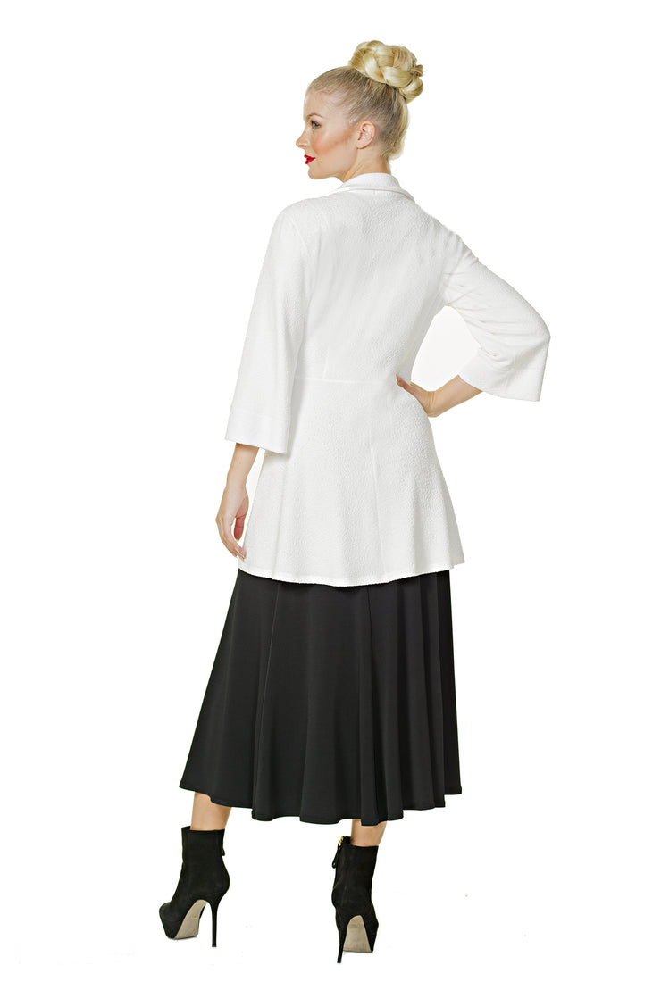 Long 6 Panel Drawstring Flair Skirt – EvaVarro