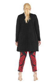 Plus Size Wrap Collar Coat
