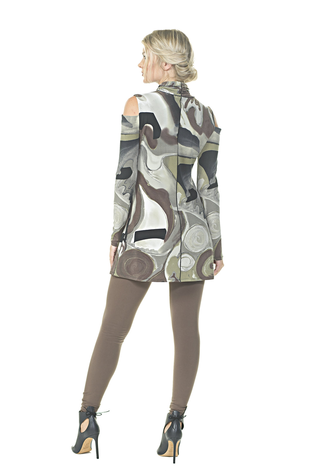 Double Waist Band Double Layered Long Leggings